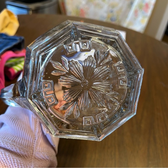 EAPG US Glass Athenia aka Reverse 44 AKA Panel 44 Glass Pitcher Antique - Picture 5 of 7